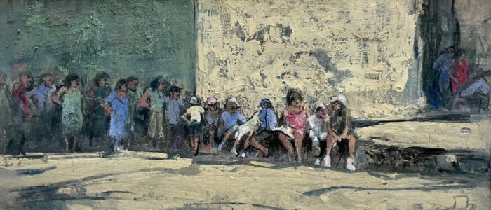 OMBRA E LUCE - LA GENTE SU PIAZZA